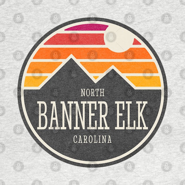 Visiting NC Mountain Cities Banner Elk, NC Sunset by Contentarama